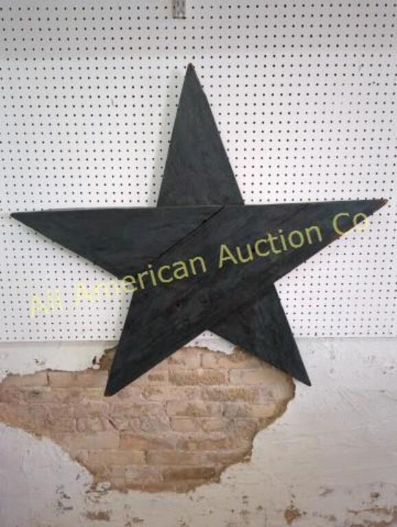 EARLY PRIMIVITE WOODEN STAR DECOR