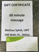 Gift Card - 60 Min Massage
