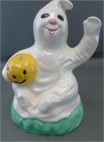 Ceramic Halloween Ghost Decor 10" Tall