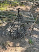 Hanging metal basket/ plant holder