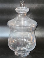 Clear Glass Jar w/Lid 7"L x 13.5"H