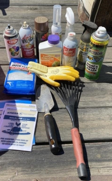 Paint, Chemicals, Garden Items