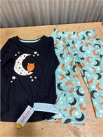 Halloween Print Pajama Set,