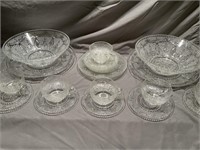 Federal Glass HERITAGE (6) Crystal Cup and