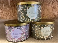 3ct.Yankeee scented candles