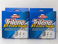 2-Pack Trilene XT Extra Tough 12lb Clear 300YD