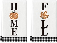 SEALED-Home Fall Maple Leaf Kitchen Towel