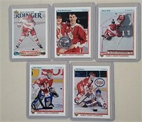 Five World Junior Champions 91-92 UD Cards