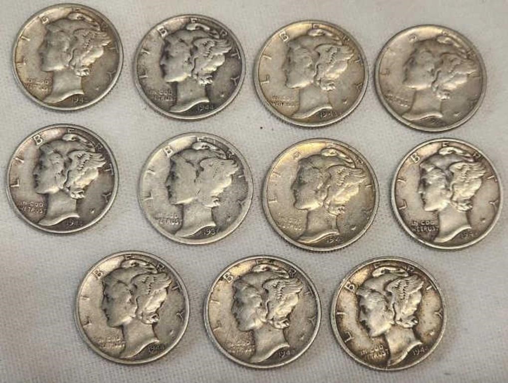 11- Mercury Dimes