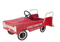 AMF Hook and Ladder Fire Truck Pedal Car Toy