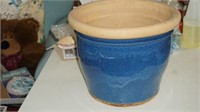 Blue Pottery Planter