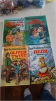 Set of Four Great Illustrated Classics Books