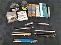 Vintage Pen and Pencils, Ink, Nibs, leads +