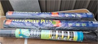 3 rolls landscaping fabric