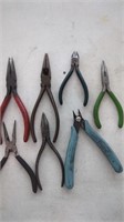 Misc. Group of Cutters, Needle Nose, etc 7 Pcs