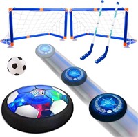 As Is-  SUNCUTE 2 in 1 Hover Hockey Soccer Ball Se