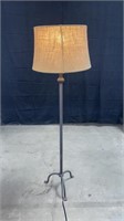 Metal lamp in working condition approx 17" x 55”