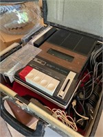 cariole cassette player in carry case & deca