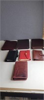 LOT OF VINTAGE LEATHER ORGANIZERS