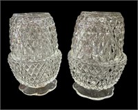 (2) Diamond Point Fairy Lamps