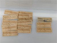 1880s/1890s Tobaccianna Allen Ginter 15 Coupons