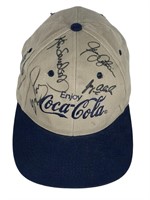Hat Autographed by Five Baseball Stars