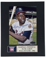 Hank Aaron Autographed/ Signed Photograph