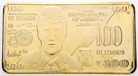 24kt Gold Overlay - TRUMP USA BAR - White House