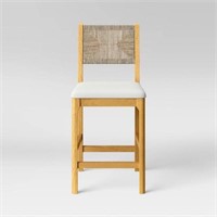 Bowman Counter Height Barstool Woven and Wood -...