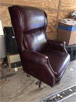Thousand dollar red leather chair!