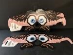 Pack of 24, moustache & eye glasses-party time