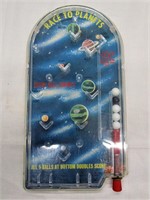 Vintage Race to The Planets Pin ball Game
