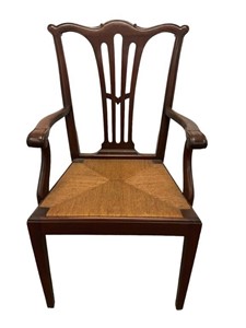 Mahogany Chippendale style armchair