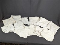 (12)  Muslin Burp Cloths