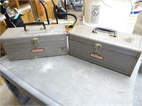 Two Vintage Craftsman Toolboxes (empty)