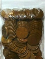 (1) Bag of 100 Lincoln Wheat Cents Unsearched