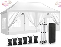 (READ)CAJECUS 10'x20' Canopy Tent with Sidewalls