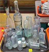 Assorted Vintage Bottles,