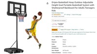 FM5509 Dripex Basketball Hoop