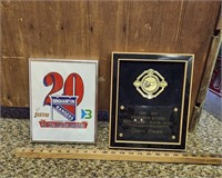 (2) Binghamton Rangers Hockey Plaques