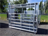 14pc. Powder Coated Corral Panels Gate