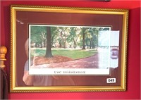 FRAMED USC HORSESHOE PRINT JASON KENDALL