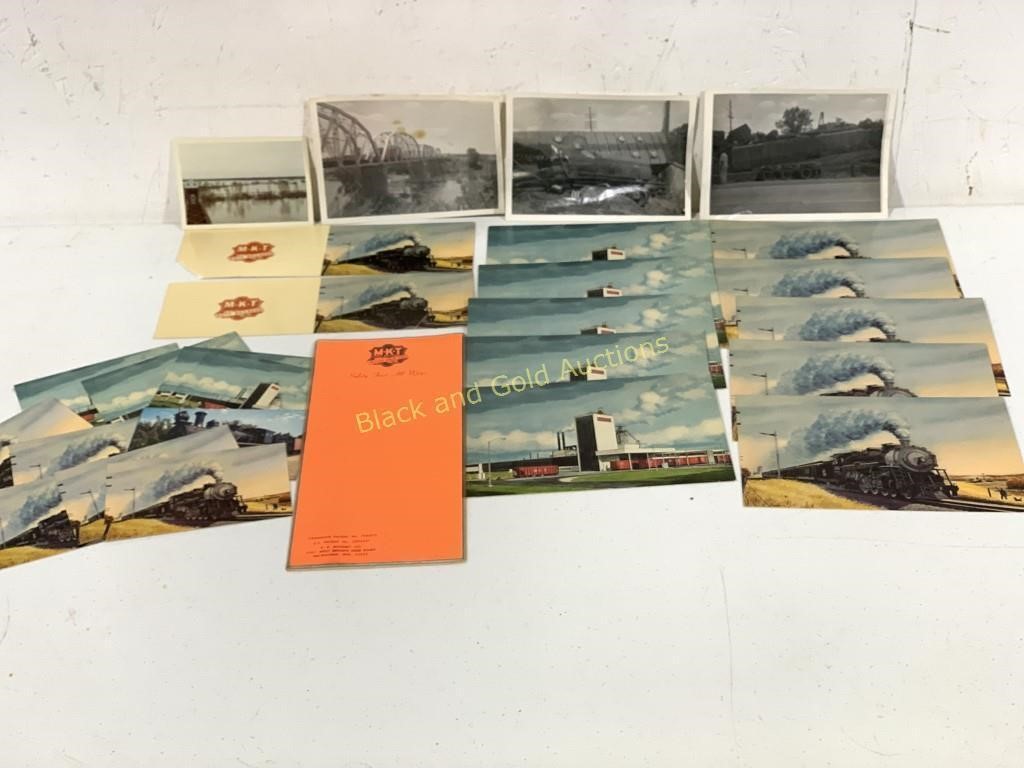 MKT Railroad Ephemera: Postcards, Pictures