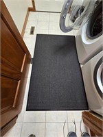 Large Entry rug, rubber back