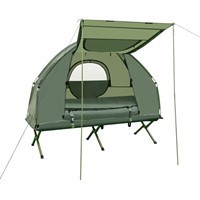 1-Per Folding Camping Tent WSunshade, Air Mattress