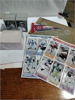 Baseball cards football cards Chicago Cubs small