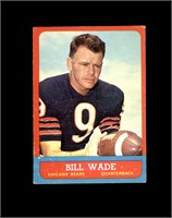 1963 Topps #61 Bill Wade EX to EX-MT+