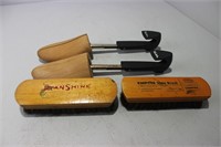 Shoe Streatchers and Brushes