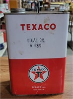 TEXACO REGAL OIL EMPTY TIN CAN