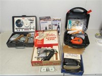 Lot of Tools in Boxes or Cases - Dremel Tools,